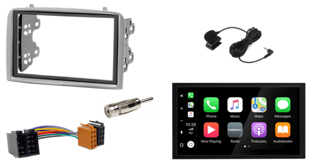 Wireless Apple Carplay &amp; Android auto autoradio geschikt voor Alfa Romeo 147, GT (937) &ndash; navigatie 4x80W Audiovolt XPA-675BT