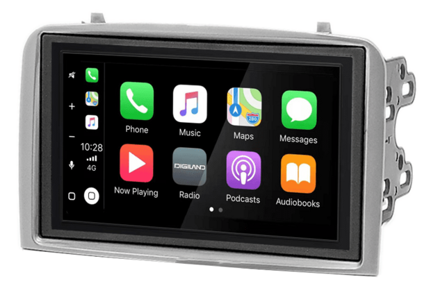Wireless Apple Carplay &amp; Android auto autoradio geschikt voor Alfa Romeo 147, GT (937) &ndash; navigatie 4x80W Audiovolt XPA-675BT