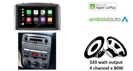 DAB+ Wireless Apple Carplay &amp; Android auto autoradio voor Alfa Romeo 147, GT (937) &ndash; navigatie 4x80W Audiovolt XPA-675DBT