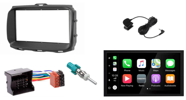 DAB+ Wireless Apple Carplay &amp; Android auto navigatie voor Alfa Romeo Giulietta (940) 2014+ Audiovolt XPA-675DBT