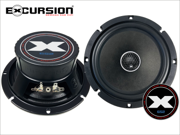 EXCURSION RX 652 - 16cm DIN 2Way Coaxial with Silkdome Tweeter