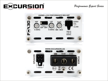 EXCURSION PXA 30 - 2CH Mini Amp - 500 Watt