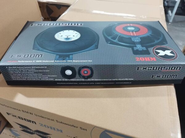 EXCURSION PX 8BM - BMW Underseat Sub Set - 800 Watt