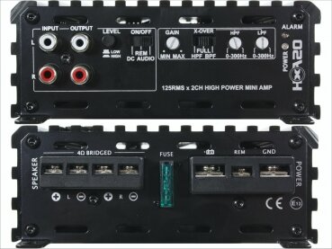 EXCURSION HXA 20 - 2 Channel Amplifier  - 250 Watt