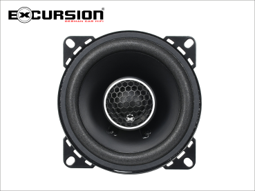 EXCURSION SX 402 - 10cm DIN 2way Coaxial with Silk Dome Tweeter