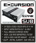 EXCURSION SXA 4K PRO - Mono Digital Amplifier - 3500 Watt