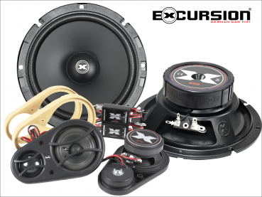 EXCURSION SX 6.3C - 16.5cm DIN 3Way Component System