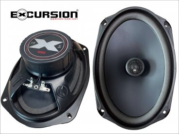 EXCURSION SX 692 - 15x22cm DIN 2way Coaxial with Silk Dome Tweeter
