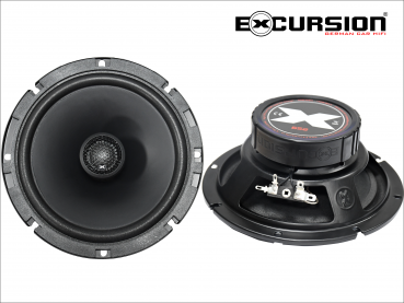 EXCURSION SX 652  - 16.5cm DIN 2way Coaxial with Silk Dome Tweeter
