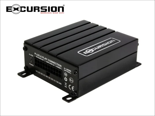 EXCURSION PXA P66 - 6 CHANNEL DSP - ISO DIN PLUG - BT (incl. 1.8m Harness)