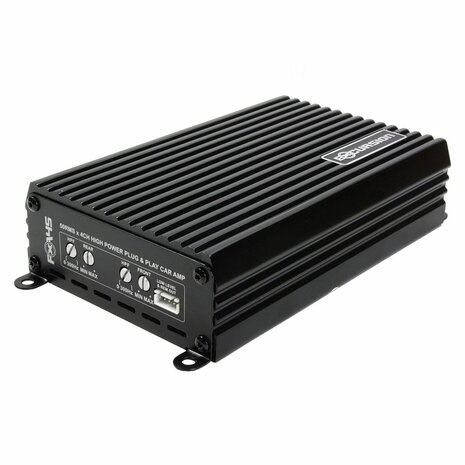 EXCURSION PXA 456 - 4CH Amp - ISO DIN PLUG (incl. 1.8m harness + 0.5F CAP) - 200 Watt