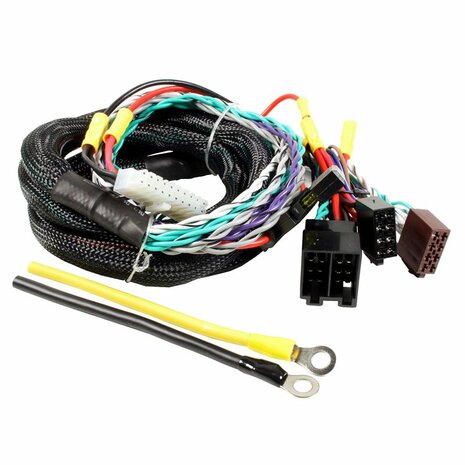 EXCURSION PXA 456 - 4CH Amp - ISO DIN PLUG (incl. 1.8m harness + 0.5F CAP) - 200 Watt