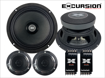 EXCURSION XXX 8C - 20cm DIN 2Way Pro Audio Comp Set