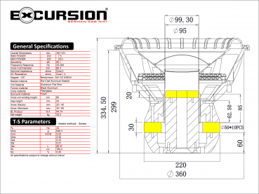 EXCURSION TXN 15 D2 - 7500 RMS / 20000 Watt