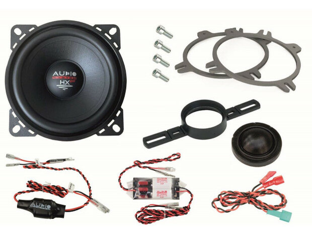 X--ion-SERIE 100 mm 2-Way Front / Rear Systeem. Voor alle E en F modellen van BMW.