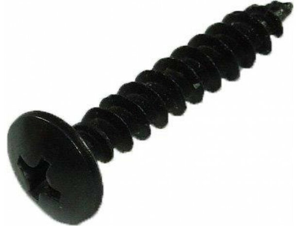 Schroeven 5 x 20 mm zwart 100 stuks