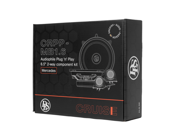 DLS Cruise Mercedes 6,5&quot; Plug&#039;n&#039;Play Component Speaker Kit