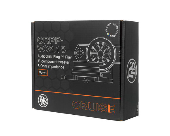 DLS Cruise Volvo , Plug&#039;n&#039;Play Tweeter 8Ohm ZONDER! Harman Kardon/B&amp;W Audio