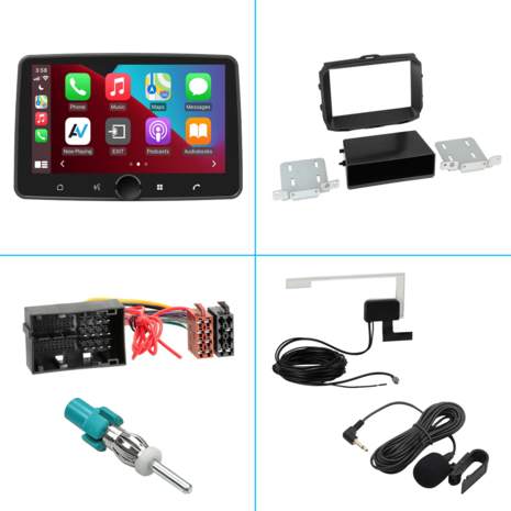 DAB+ navigatiesysteem voor Audi A3 8P | CarPlay en Android Auto | XPA-800RDAB
