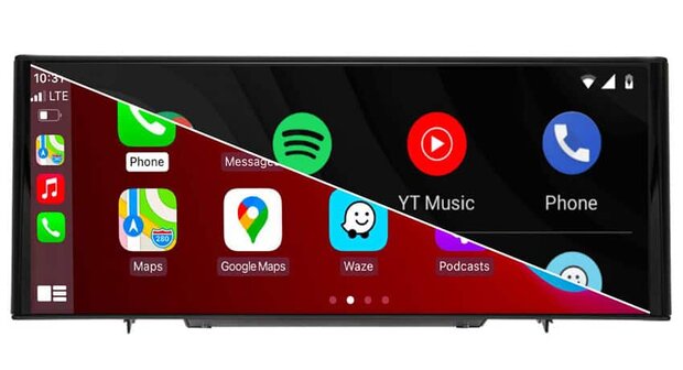 Audi A3,S3 en RS3 (8V &amp; 8V2) 2012-2020 draadloos Carplay en Android Auto navigatie 12.3&Prime;inch cta core 4+64GB