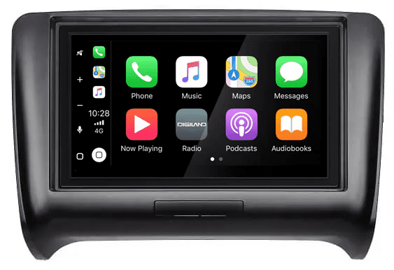 DAB+ Wireless Apple Carplay &amp; Android auto navigatie voor Audi TT (8J) 2006 &ndash; 2014 Audiovolt XPA-675DBT