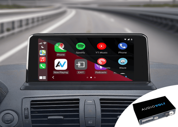 Wireless Carplay Android auto en screen mirroring voor o.a. BMW 1 serie CIC 2009 &ndash; 2012 multimedia navigatie interface