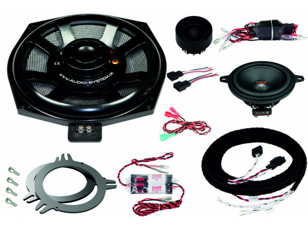 HXFIT BMW UNI 3-Weg half aktief Front Systeem voor all BMW E, F en G modellen