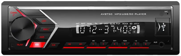 1-din autoradio Volvo S60, V70 en XC70 bellen muziek streaming