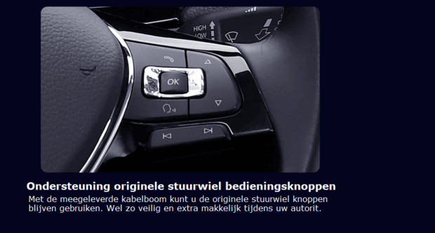 9 inch navigatie voor VW Seat Skoda| DDR4 octa core chip 4GB ram| Carplay en Android 12 | DSP sound