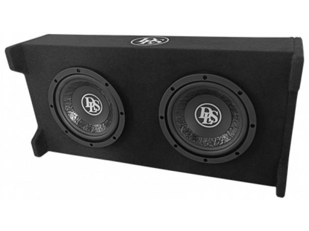 DLS 2x8&quot; / 2500mm Slim Subwoofer Kist (Downfire) DLS 2x8&quot; / 2500mm Slim Subwoofer Kist (Downfire)
