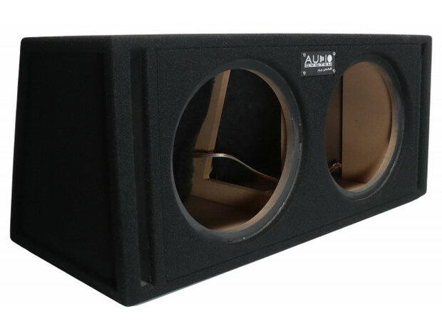 AUDIO SYSTEM Dubbele lege behuizing. Bassreflexbehuizing van 2x 42 Liter voor 2x 30 cm Bass AUDIO SYSTEM Dubbele lege behuizing. Bassreflexbehuizing van 2x 42 Liter voor 2x 30 cm Bass