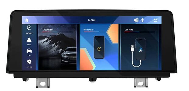 BMW 1-serie F20 en F21 wireless Carplay en Android auto navigatie 10.25 inch