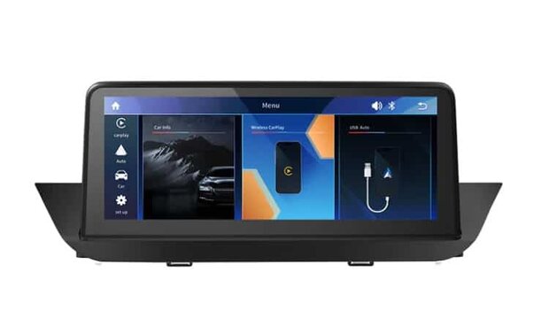 Bmw X1 e84 CIC scherm met carplay en android auto 2009-2015
