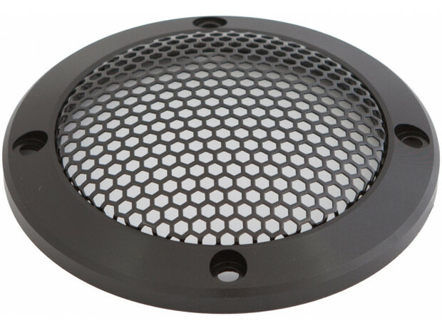 AUDIO SYSTEM Luidspreker Gril - CNC milled black anodized aluminium speaker grill AUDIO SYSTEM Luidspreker Gril - CNC milled black anodized aluminium speaker grill