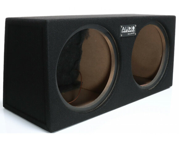 AUDIO SYSTEM Lege behuizing. Gesloten behuizing met 2x29 liter voor 30 cm bas AUDIO SYSTEM Lege behuizing. Gesloten behuizing met 2x29 liter voor 30 cm bas