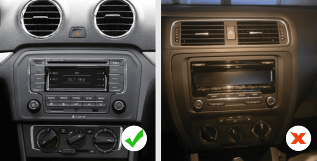 DAB+ autoradio navigatie voor Volkswagen Jetta 2013&ndash;2017 piano zwart | Apple Carplay en Android | DSP sound | Qled 9-inch ARG-900DAB