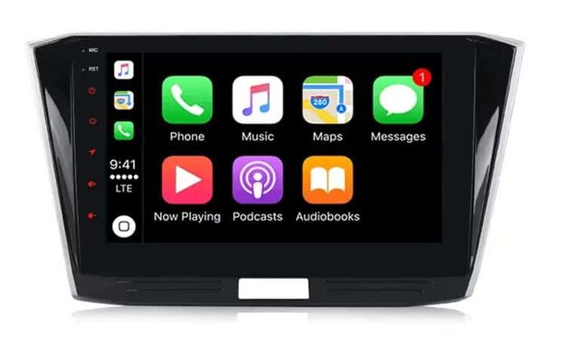 DAB+ autoradio navigatie voor Volkswagen Passat 2016-2018 | Apple Carplay en Android | DSP sound | Qled 10-inch ARG-1000DAB