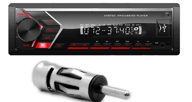 1-din autoradio geschikt voor volkswagen golf 4 / polo 9n / passat B5