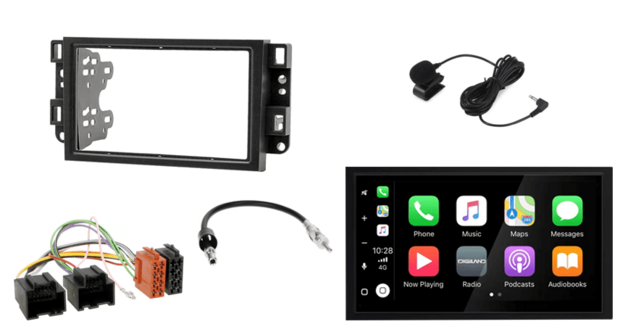 Wireless Apple Carplay &amp; Android auto navigatie geschikt voor Chevrolet Aveo, Captiva, Epica 2006 &ndash; 2012 -Audiovolt XPA-675BT