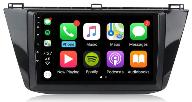 Geschikt voor Volkswagen Tiguan 2016+ octa core wireless carplay en Android navigatie autoradio 10&rdquo; | DAB+