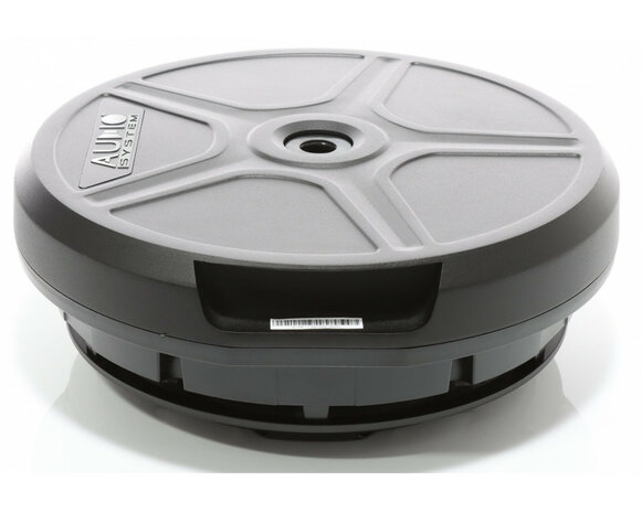 28 cm reservewiel subwoofer in aluminium behuzing met interne monoversterker 28 cm reservewiel subwoofer in aluminium behuzing met interne monoversterker