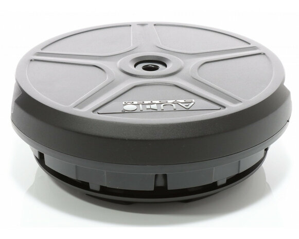 28 cm reservewiel subwoofer in aluminium behuzing met interne monoversterker 28 cm reservewiel subwoofer in aluminium behuzing met interne monoversterker