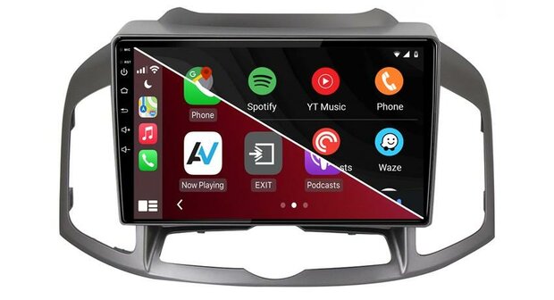 DAB+ autoradio navigatie voor Chevrolet Captiva 2011-2016 | Apple Carplay en Android | DSP sound | Qled 10-inch ARG-1000DAB