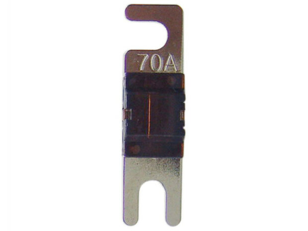 Mini ANL zekering 70 Ampere zilver 4 stuks Mini ANL zekering 70 Ampere zilver 4 stuks