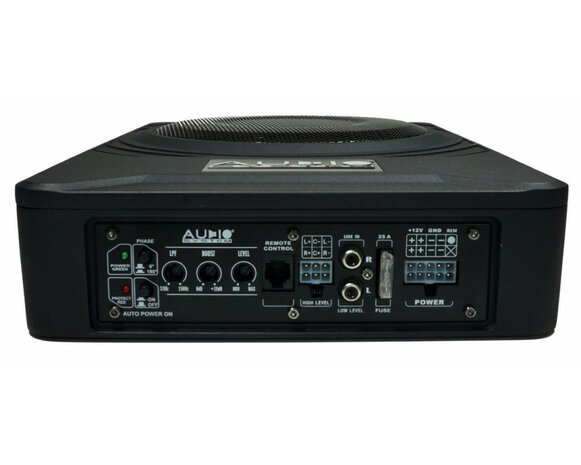 AUDIO SYSTEM 8&quot; 24V Actieve Underseat Subwoofer 275/225watt RMS 2 Ohm AUDIO SYSTEM 8&quot; 24V Actieve Underseat Subwoofer 275/225watt RMS 2 Ohm
