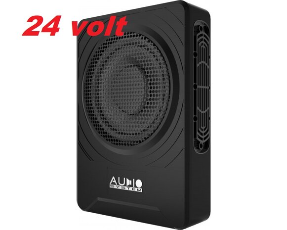 AUDIO SYSTEM 8&quot; 24V Actieve Underseat Subwoofer 275/225watt RMS 2 Ohm AUDIO SYSTEM 8&quot; 24V Actieve Underseat Subwoofer 275/225watt RMS 2 Ohm