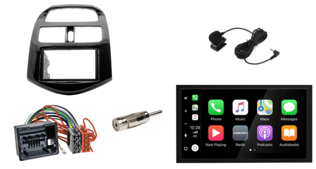 Wireless Apple Carplay &amp; Android auto navigatie geschikt voor Chevrolet Spark (M300) 2010-2015 &ndash; Audiovolt XPA-675BT