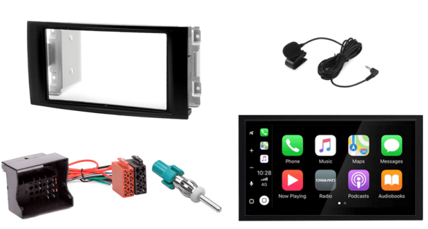 DAB+ Wireless Apple Carplay &amp; Android auto voor Volkswagen Touareg en Multivan 2002-2010 autoradio &ndash; navigatie XPA-675DBT