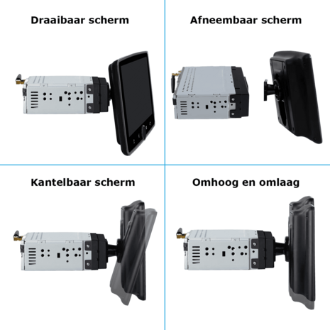 DAB+ navigatiesysteem voor Volkswagen Touareg, T5 Multivan / Transporter | CarPlay en Android Auto | XPA-800RDAB