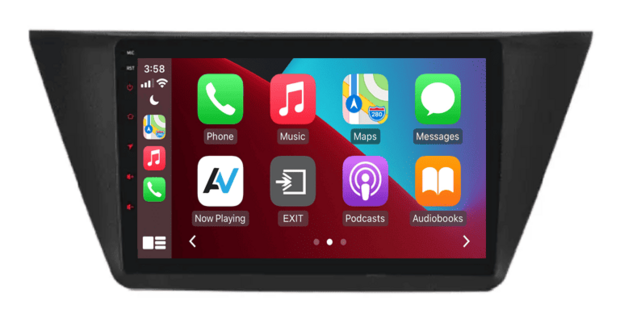 DAB+ autoradio navigatie voor Volkswagen Touran 2016-2018 | Apple Carplay en Android | DSP sound | Qled 10-inch ARG-1000DAB